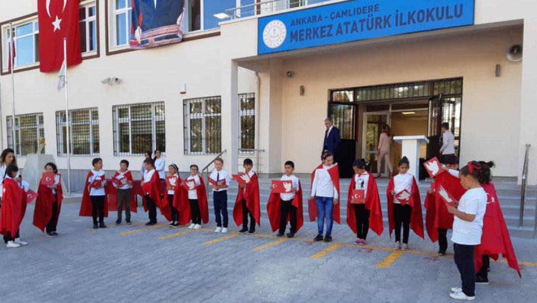 İlköğretim Haftası ve Merkez Atatürk İlk ve Ortaokulunun Açılışı