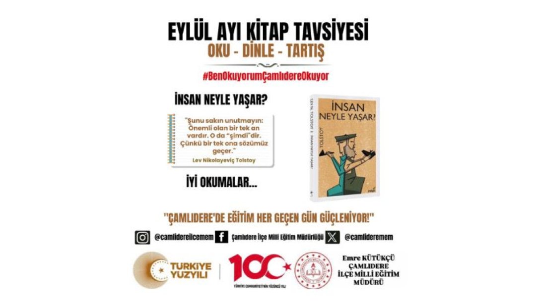 EYLÜL AYI KİTAP TAVSİYESİ 