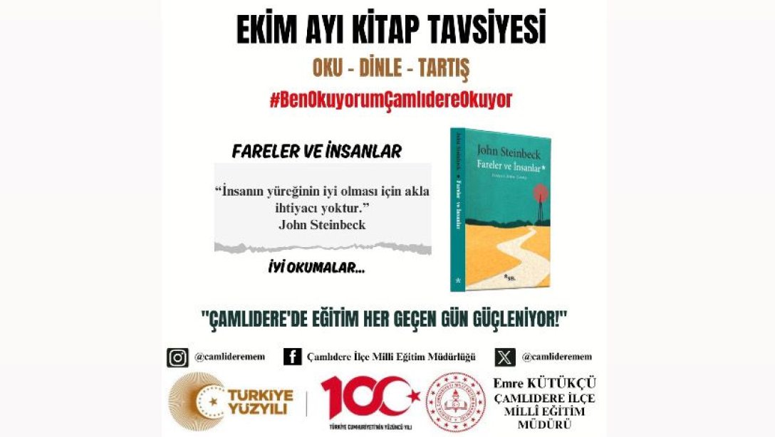 EKİM AYI KİTAP TAVSİYESİ 